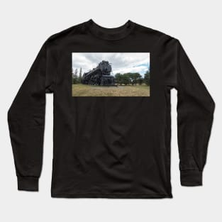 Steam locomotive on display Long Sleeve T-Shirt